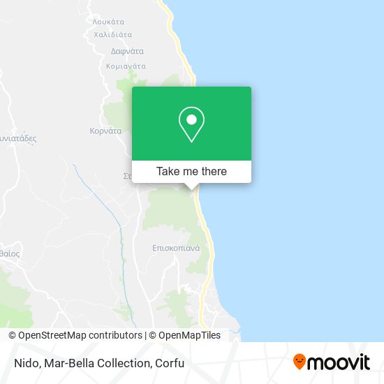 Nido, Mar-Bella Collection map
