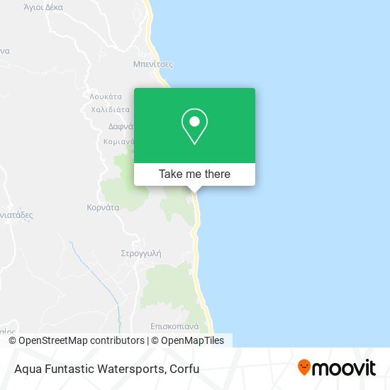 Aqua Funtastic Watersports map