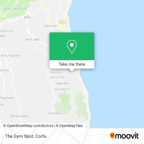 The Gyro Spot map
