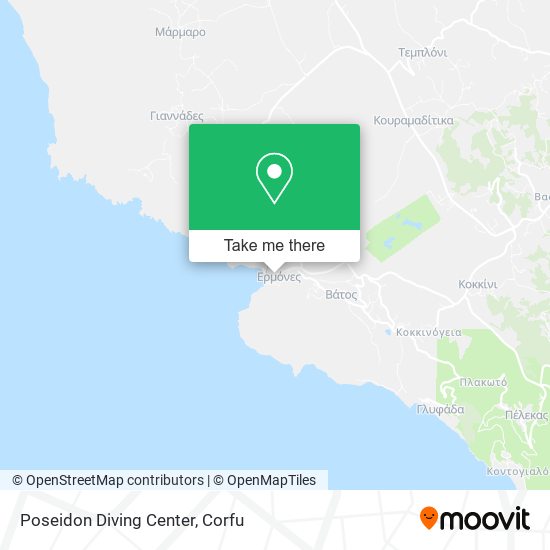 Poseidon Diving Center map