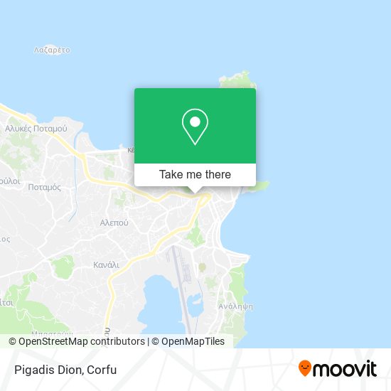 Pigadis Dion map