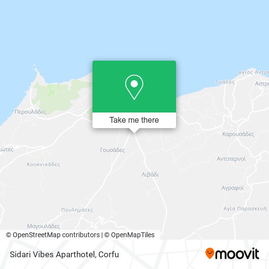 Sidari Vibes Aparthotel map
