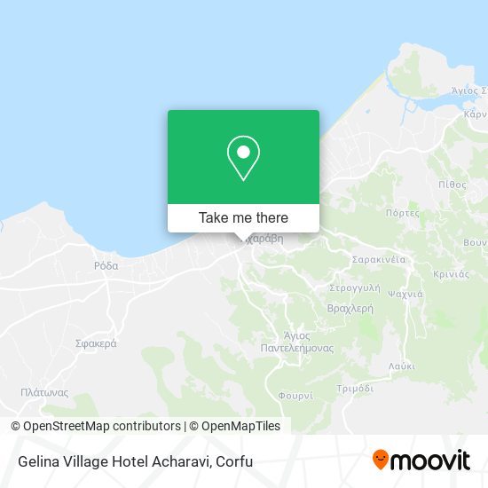 Gelina Village Hotel Acharavi map