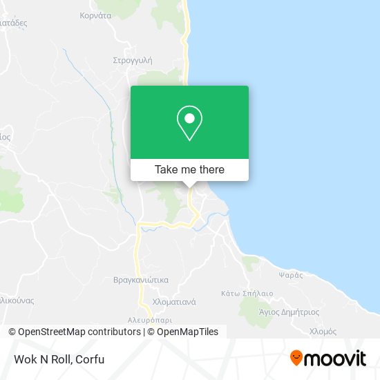Wok N Roll map