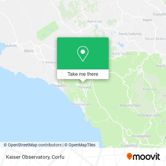 Keiser Observatory map