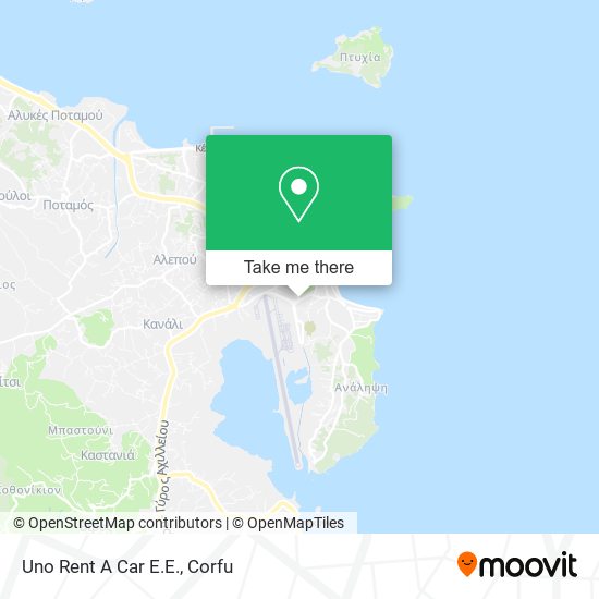 Uno Rent A Car E.E. map
