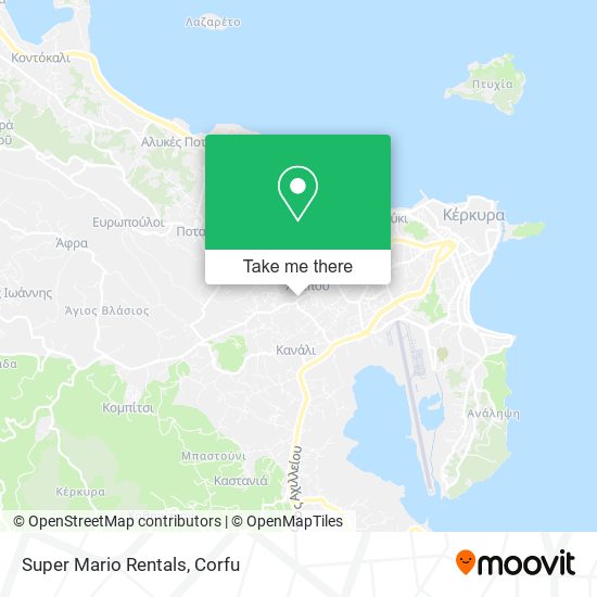Super Mario Rentals map