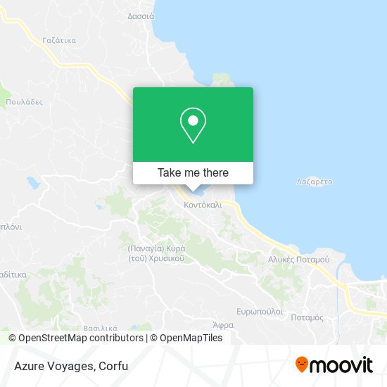 Azure Voyages map