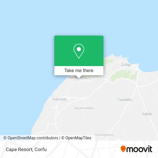 Cape Resort map
