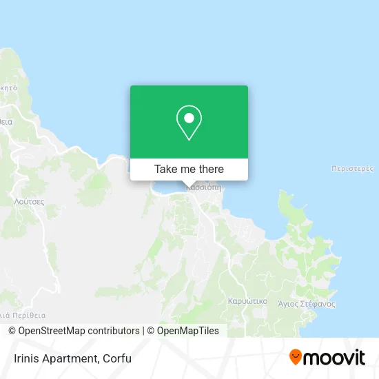 Irinis Apartment map