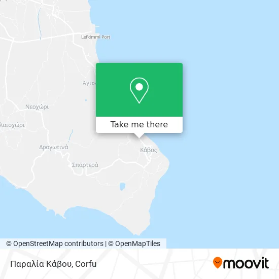 Παραλία Κάβου map