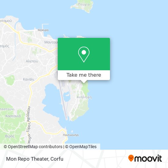 Mon Repo Theater map