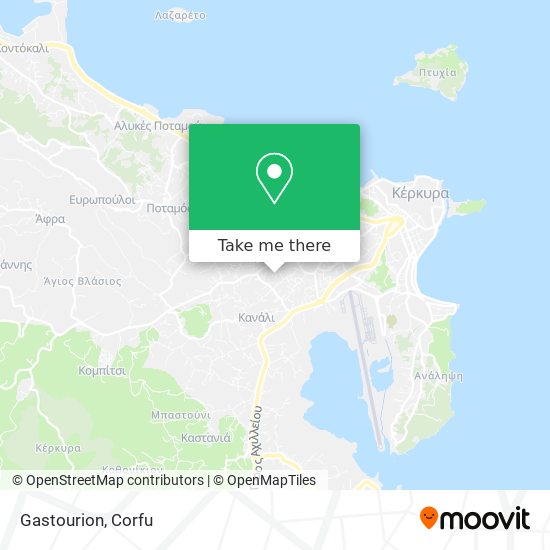 Gastourion map