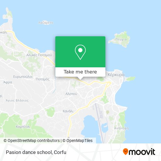 Pasion dance school map