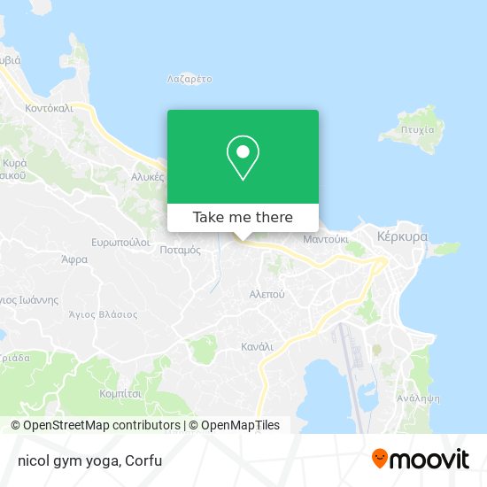 nicol gym yoga map