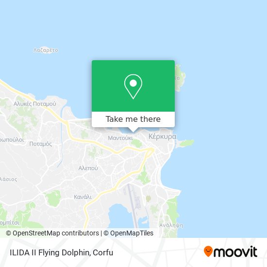 ILIDA II Flying Dolphin map