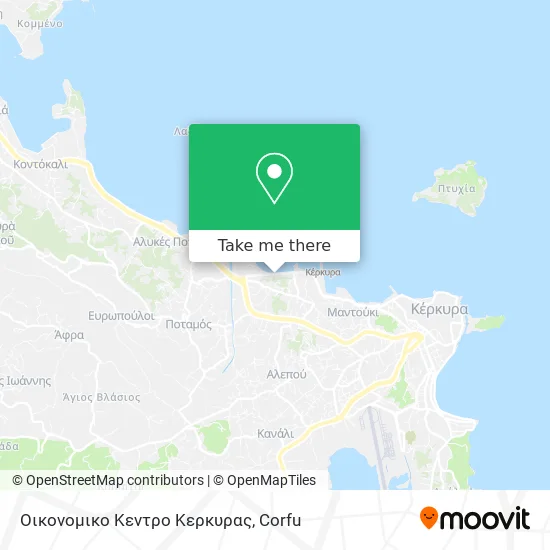 Οικονομικο Κεντρο Κερκυρας map