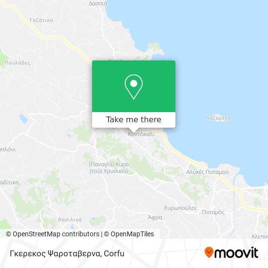 Γκερεκος Ψαροταβερνα map