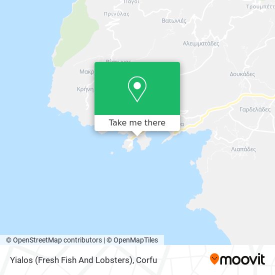 Yialos (Fresh Fish And Lobsters) map