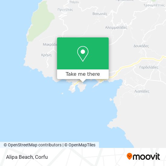 Alipa Beach map