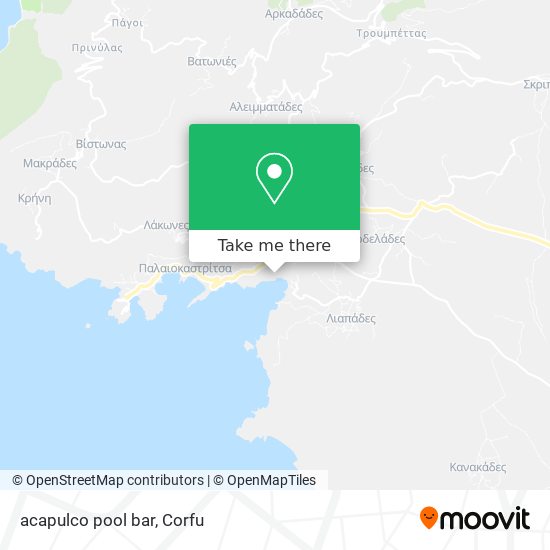 acapulco pool bar map
