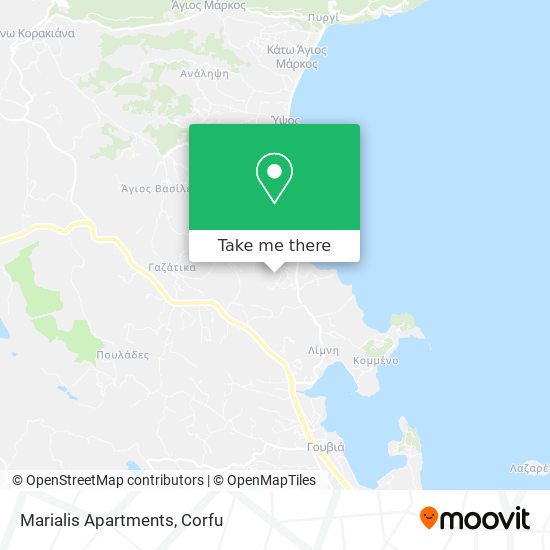Marialis Apartments map