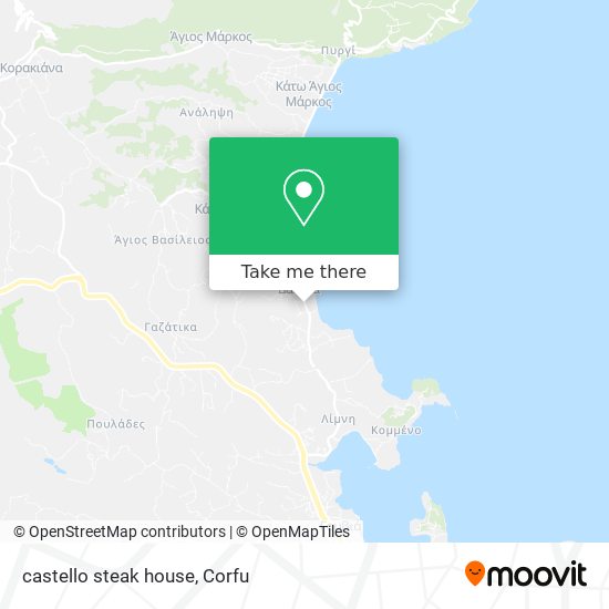 castello steak house map