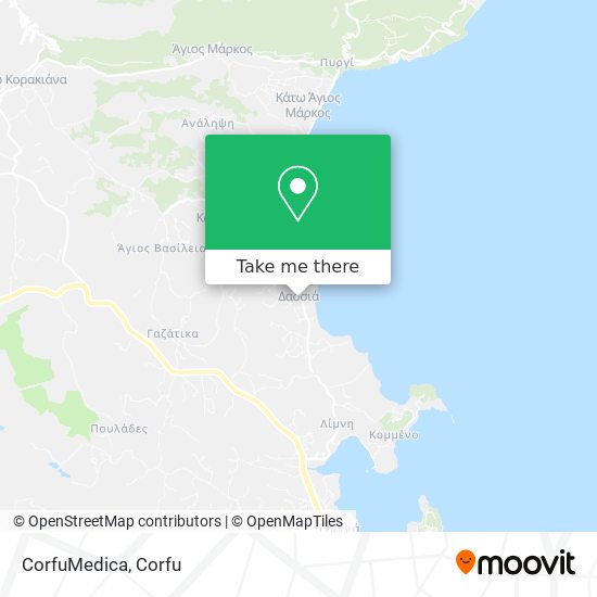 CorfuMedica map