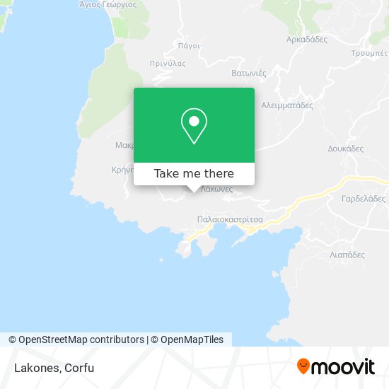Lakones map