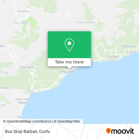 Bus Stop Barbati map