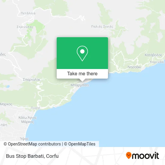 Bus Stop Barbati map