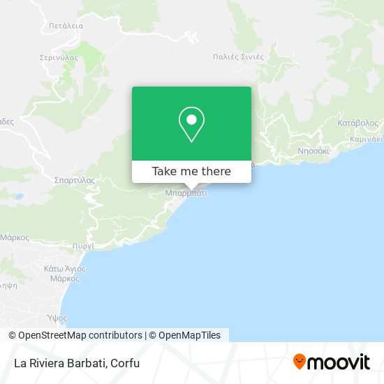 La Riviera Barbati map