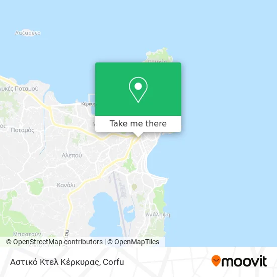 Αστικό Κτελ Κέρκυρας map