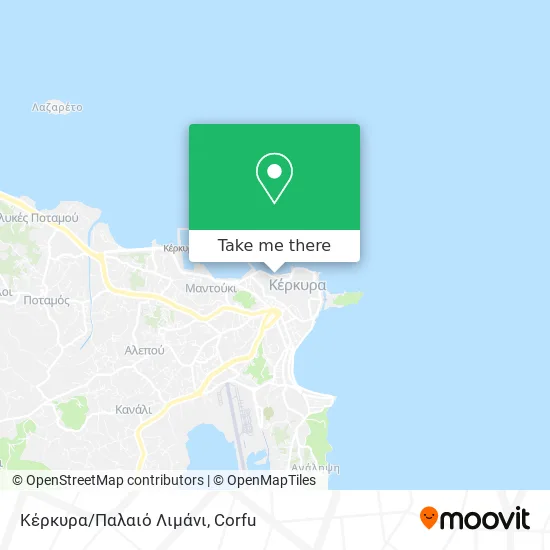 Κέρκυρα/Παλαιό Λιμάνι map