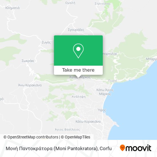 Μονή Παντοκράτορα (Moni Pantokratora) map