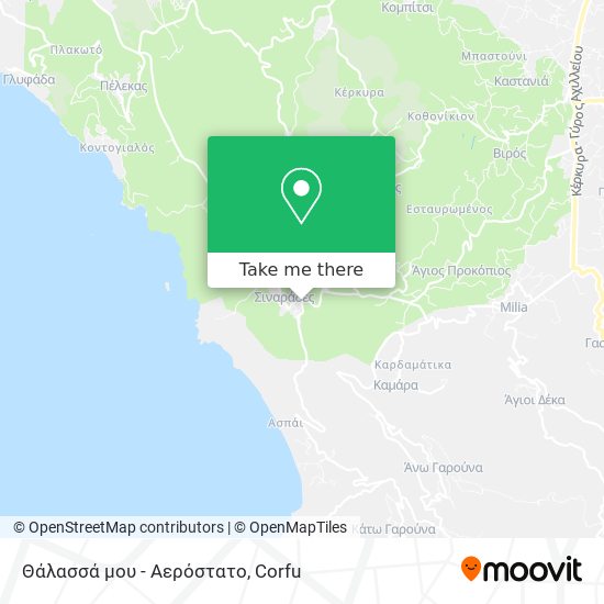 Θάλασσά μου - Αερόστατο map