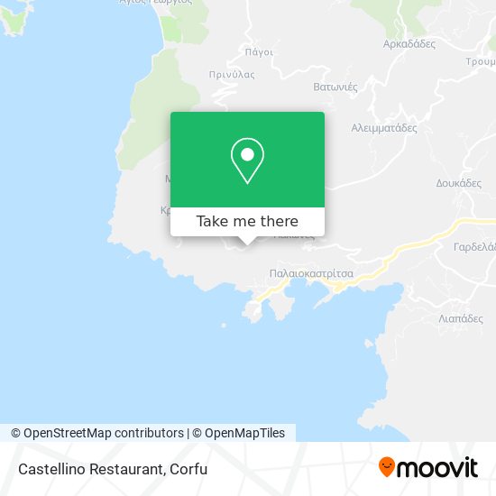 Castellino Restaurant map
