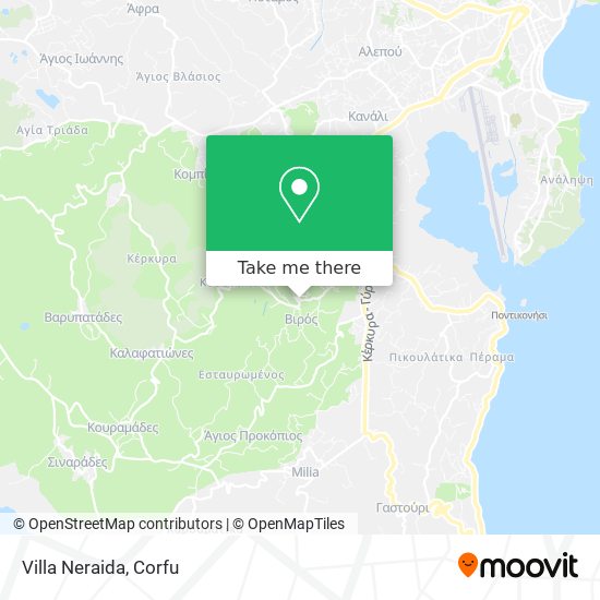 Villa Neraida map