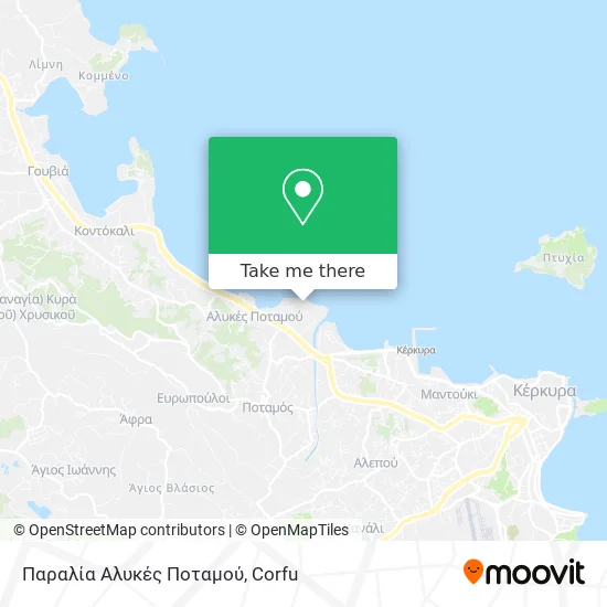 Παραλία Αλυκές Ποταμού map