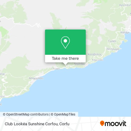 Club Lookéa Sunshine Corfou map