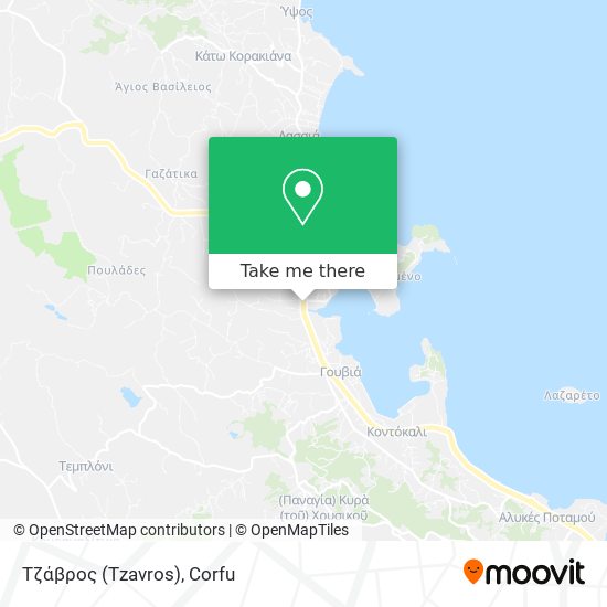 Τζάβρος (Tzavros) map