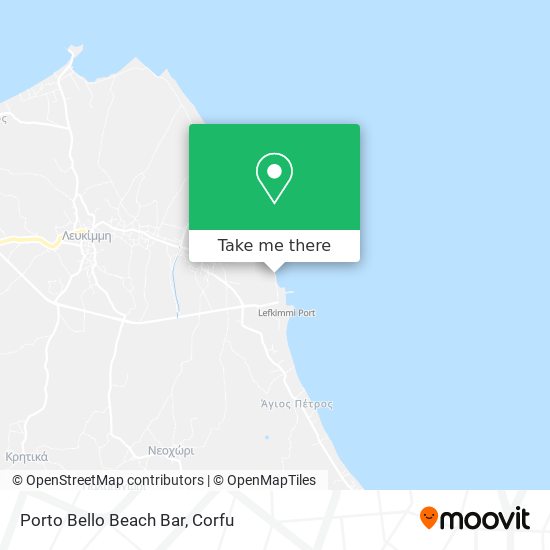 Porto Bello Beach Bar map