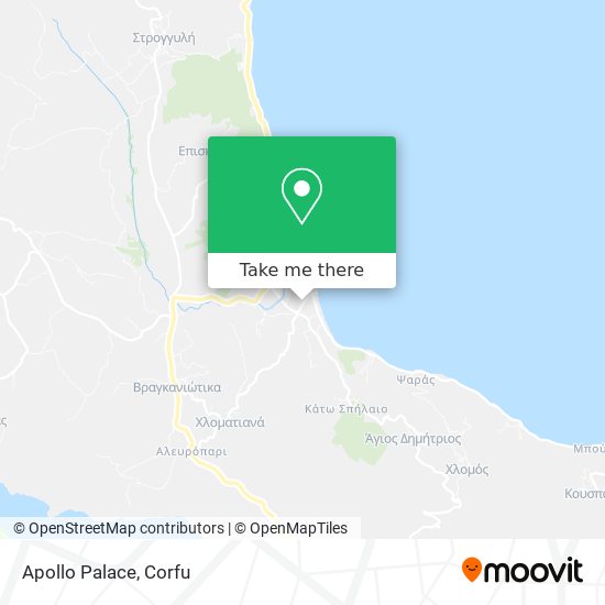 Apollo Palace map