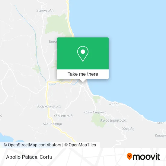 Apollo Palace map