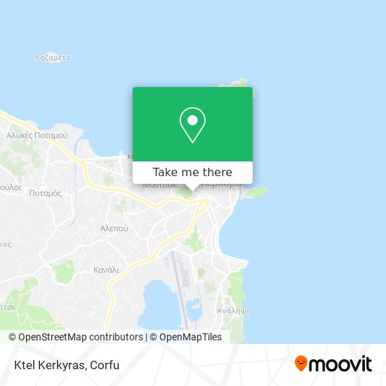 Ktel Kerkyras map