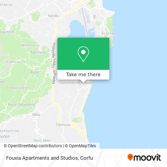 Fouxia Apartments and Studios map