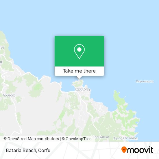 Bataria Beach map