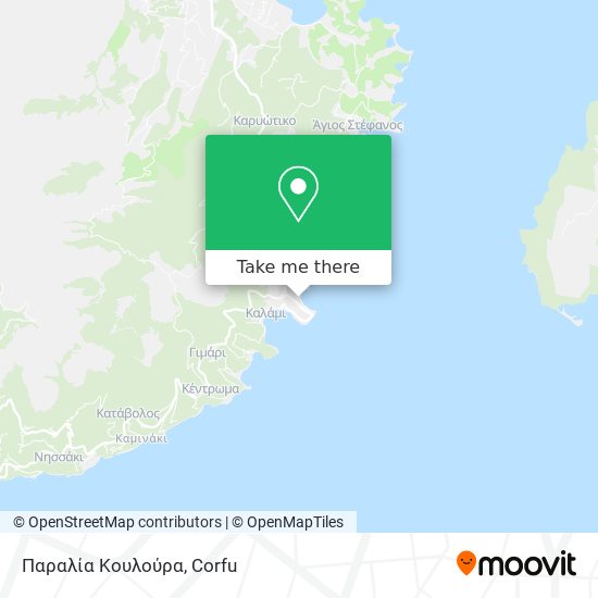 Παραλία Κουλούρα map