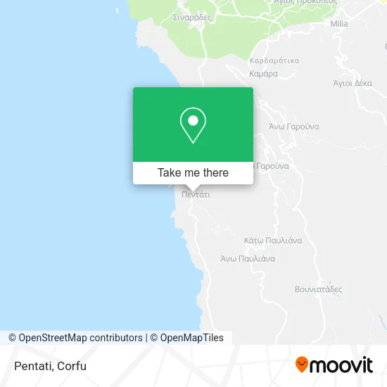 Pentati map