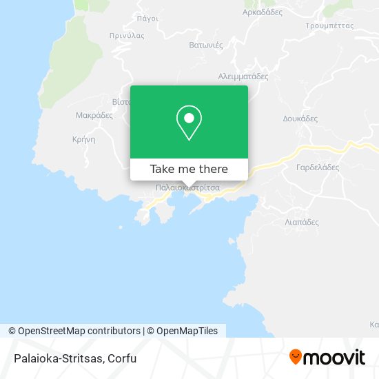 Palaioka-Stritsas map